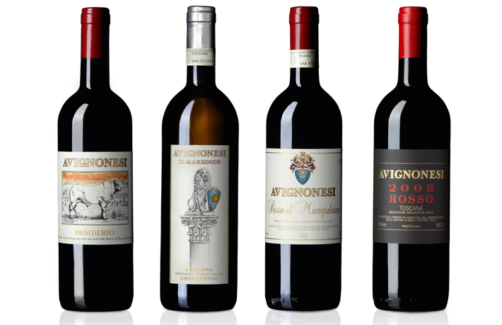 old-avignonesi-wine-labels