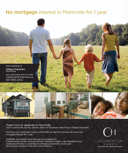 Celebration Homes Village Champlain Advertisement