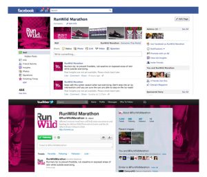 RunWild Marathon Social Media