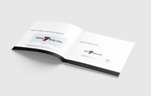 Sin 7 Salon Corporate Identity Clear Space Guidelines