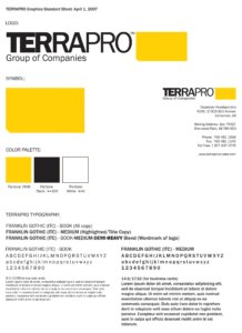 Terrpro Group Graphics Standards