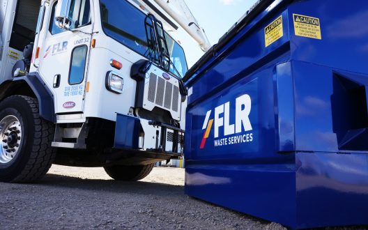 FLR Waste Services Frontload Truck & Bin