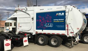 FLR Waste Services Garbage Truck Graphics