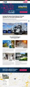 FLR Waste Services Website Home Page